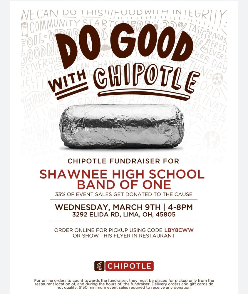 SHAWNEE BAND CHIPOTLE NIGHT