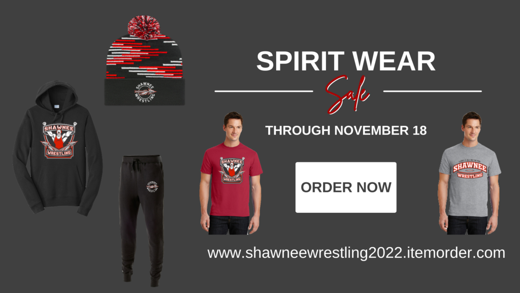 Shawnee Wrestling Spiritwear Sale 2022