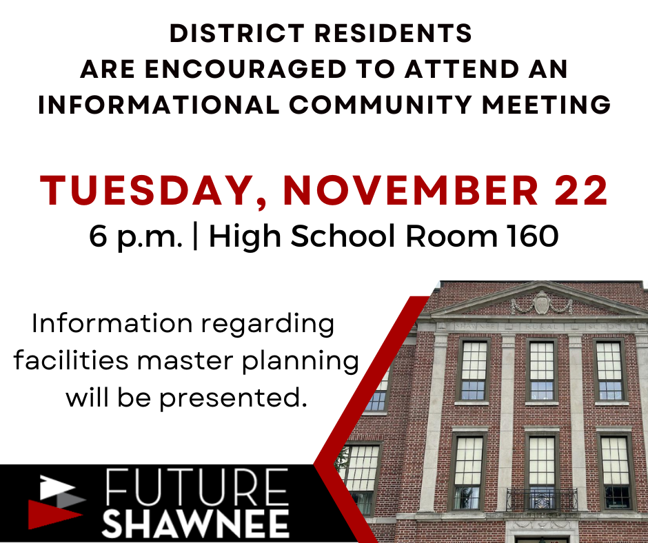 Community Meeting Tuesday, November 22 6 pm HS Room 160